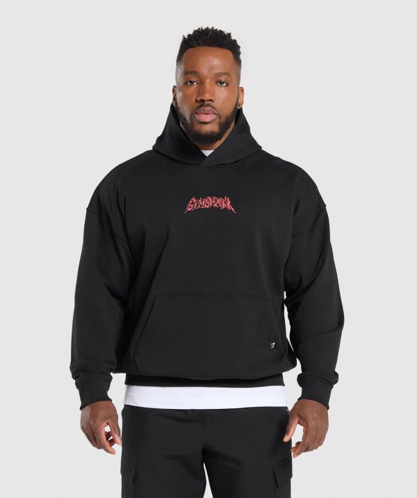 Metal Lifting Graphic Hoodie - Image 2