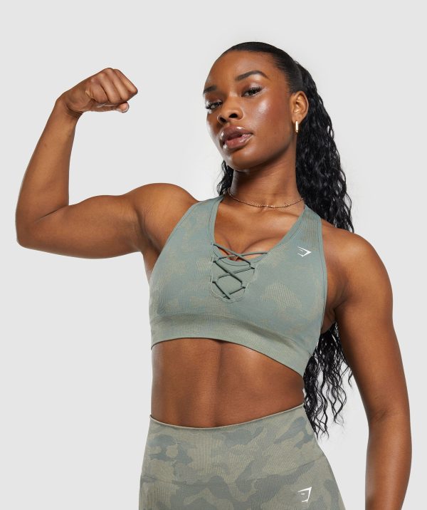 Adapt Camo Seamless Sports Bra - Image 6