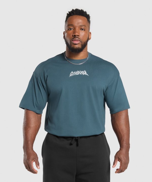 Metal Lifting Graphic T-Shirt - Image 2