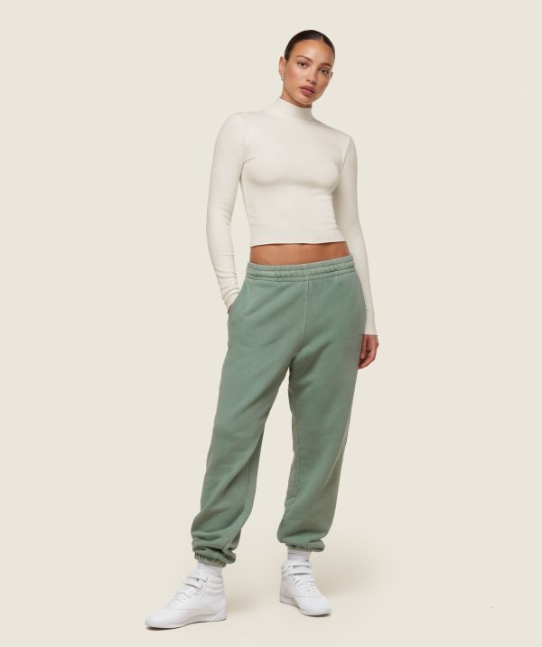 everywear Long Sleeve Ribbed Turtle Neck - Image 2
