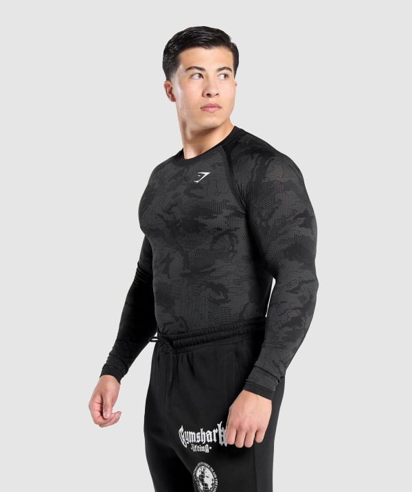 Geo Seamless Long Sleeve T-Shirt - Image 3