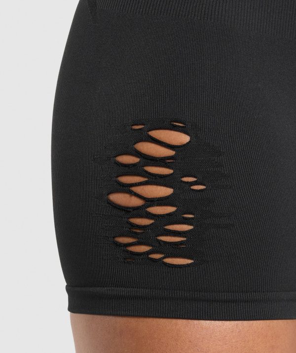 Gains Seamless Distressed Shorts - Image 8