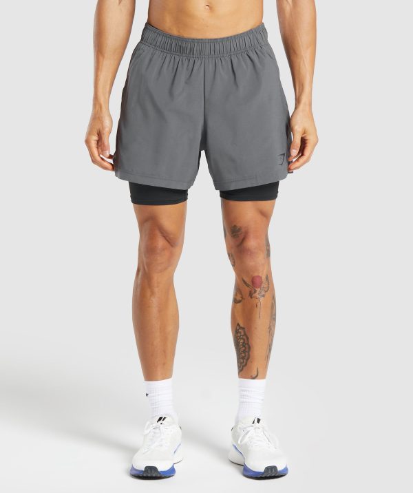 Sport 5" 2 in 1 Shorts - Image 2
