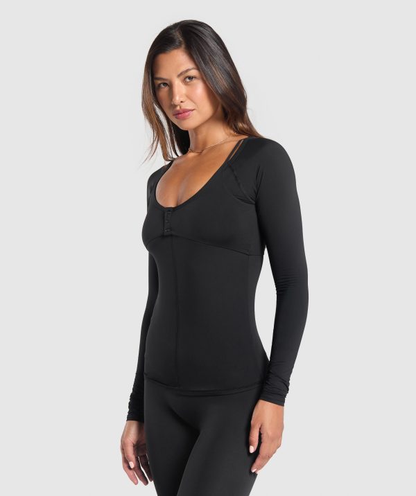 Rest Day Buttery Soft Long Sleeve Top - Image 3