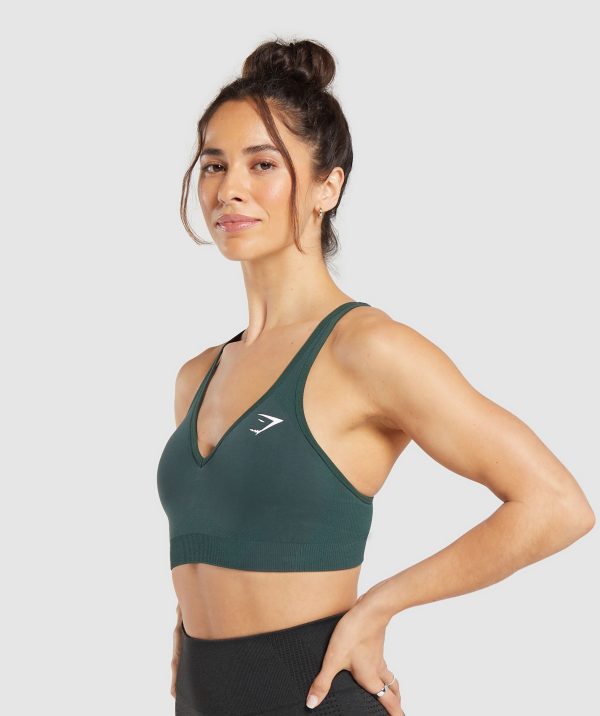 Vital Seamless 2.0 V Neck Sports Bra - Image 3