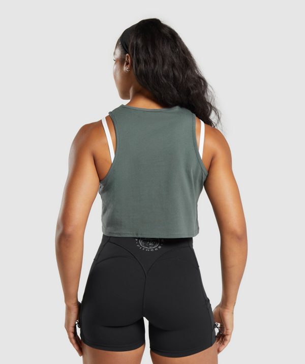 Lifting Essential Cotton Crop Tank - Image 2