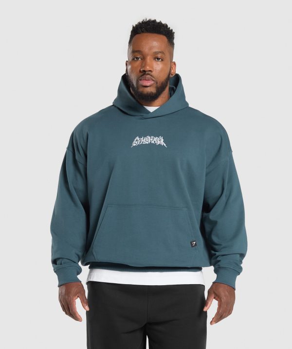 Metal Lifting Graphic Hoodie - Image 2