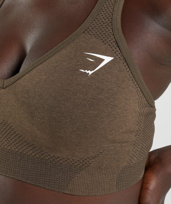 Vital Seamless 2.0 V Neck  Sports Bra - Image 7