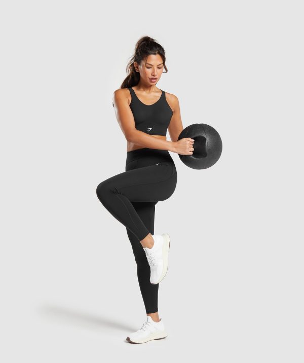 Longline Crossback Sports Bra - Image 4