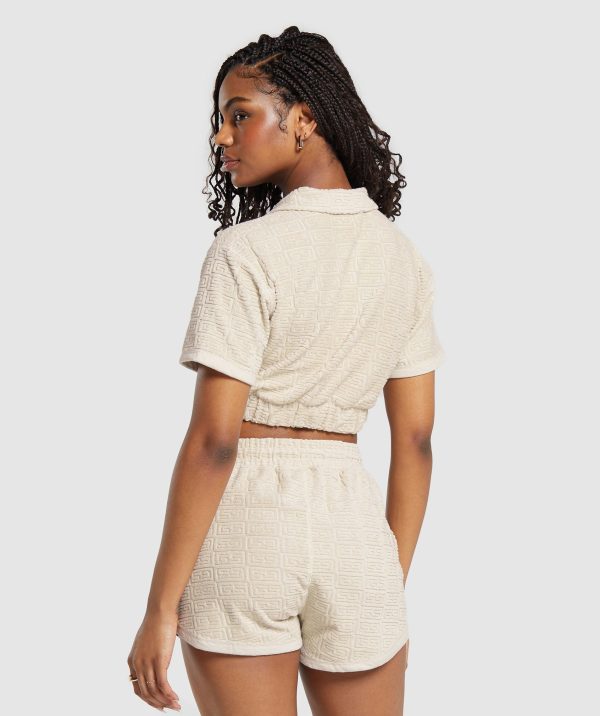 Monogram Towel Crop Top - Image 3