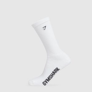 Embroidered Terry Single Socks