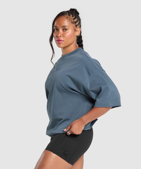 Embroidered Logo Oversized T-Shirt - Image 3