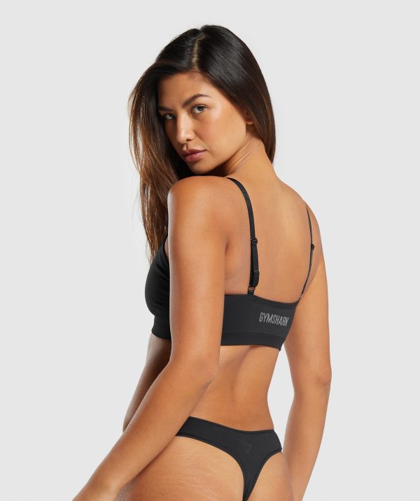 Seamless V Neck Bralette - Image 2