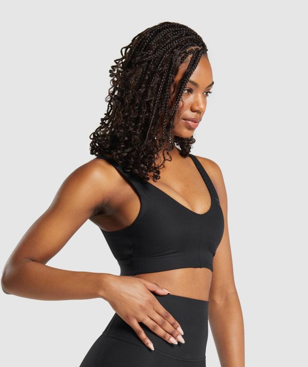 Ribbed Sports Bra - Image 3