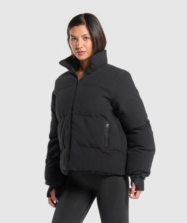 Sherpa Puffer Jacket - Image 3