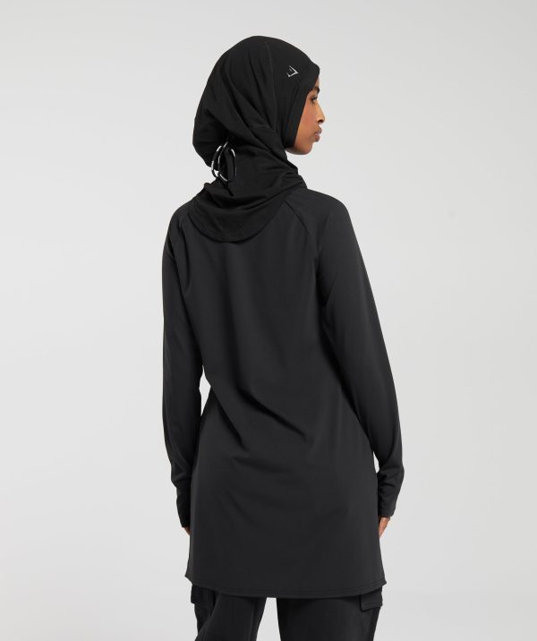 Long Line Long Sleeve Top - Image 2