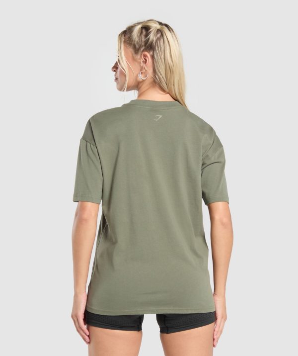 Collegiate Lifestyle Oversized T-Shirt - Image 2
