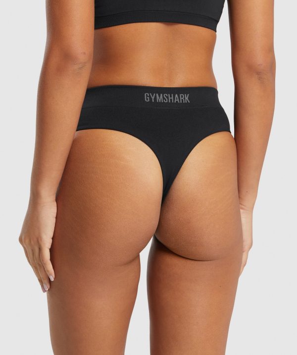 Seamless High Waisted Thong - Image 2