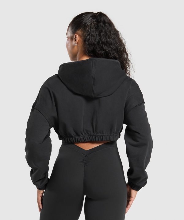 Superset Crop Zip Hoodie - Image 2