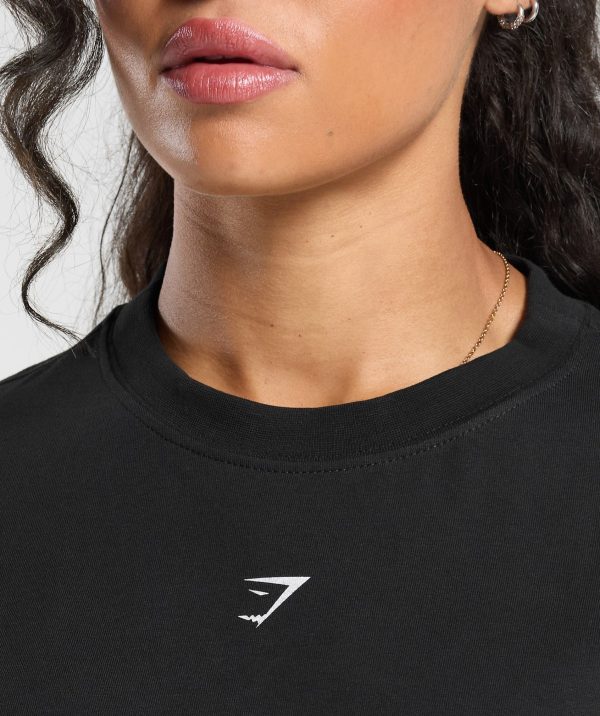 Script Graphic Oversized T-Shirt - Image 6