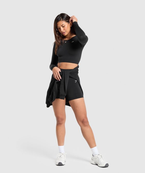 Everyday Seamless Long Sleeve Crop Top - Image 4