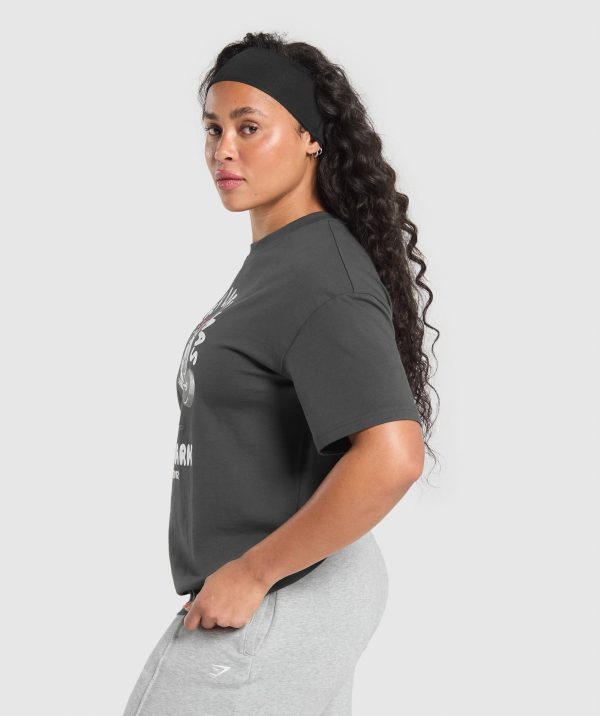 Merry Liftmas Oversized T-Shirt - Image 3