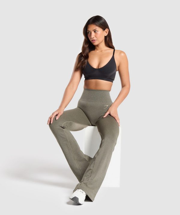 Blur Seamless Flared Leggings - Image 4