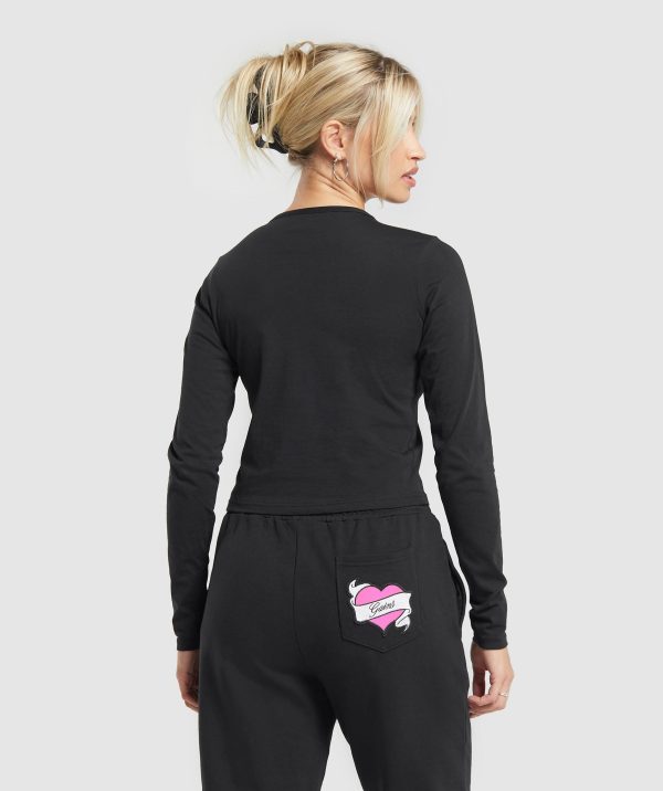 Tattoo Midi Long Sleeve T-Shirt - Image 2