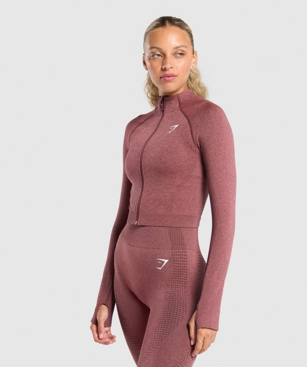 Vital Seamless Midi Zip Pullover - Image 3