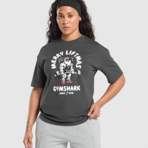 Merry Liftmas Oversized T-Shirt