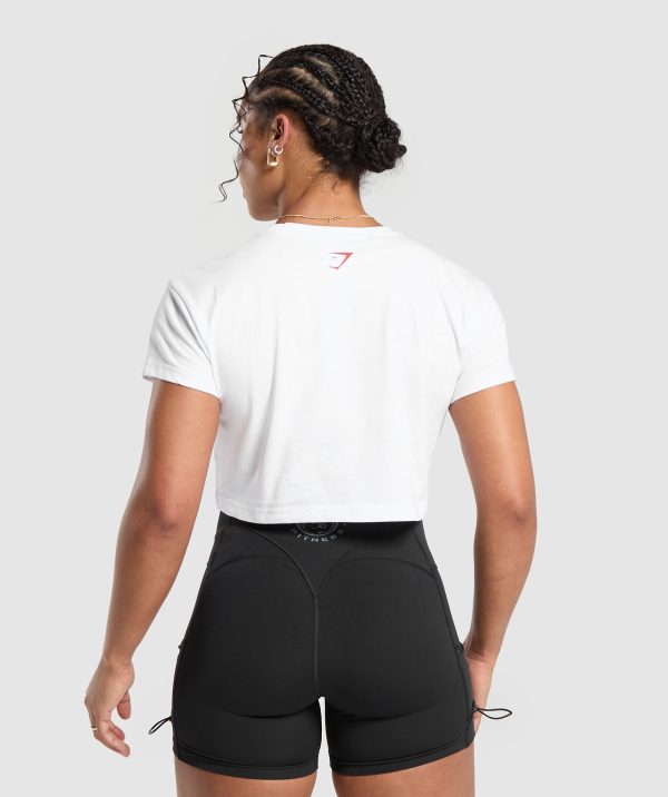 Strong Women Crop Top - Image 2