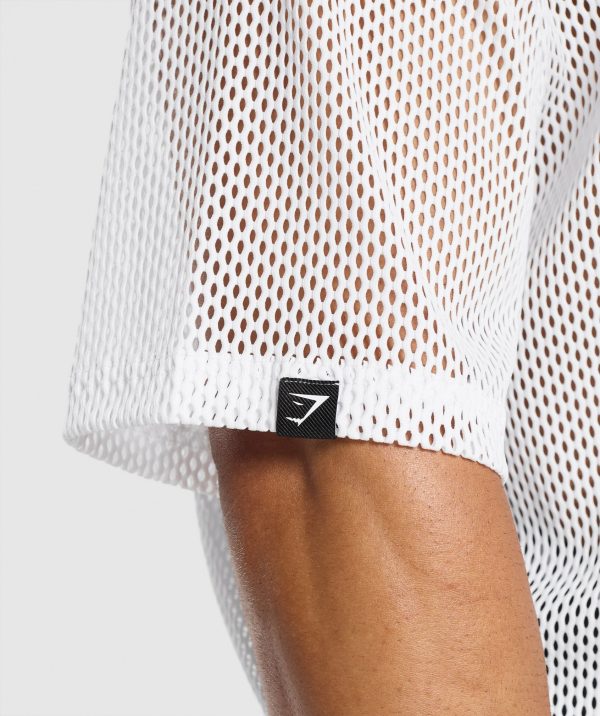 Mesh Oversized T-Shirt - Image 7