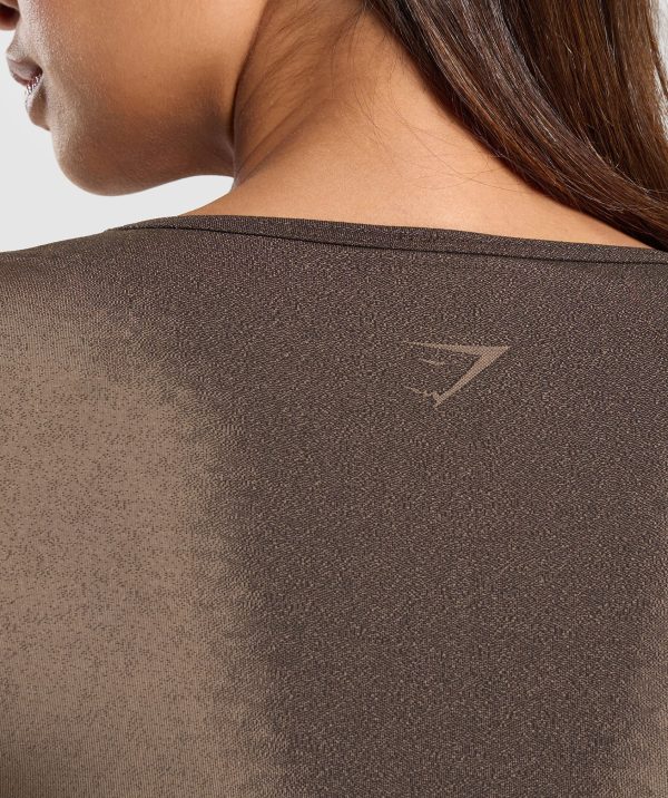 Blur Seamless Long Sleeve Crop Top - Image 5