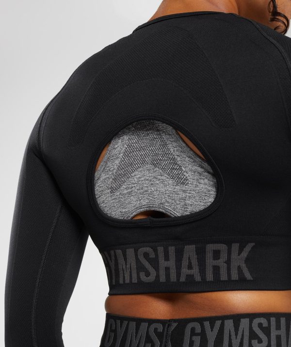 Flex Sports Long Sleeve Crop Top - Image 5