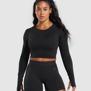 Flex Long Sleeve Crop Top