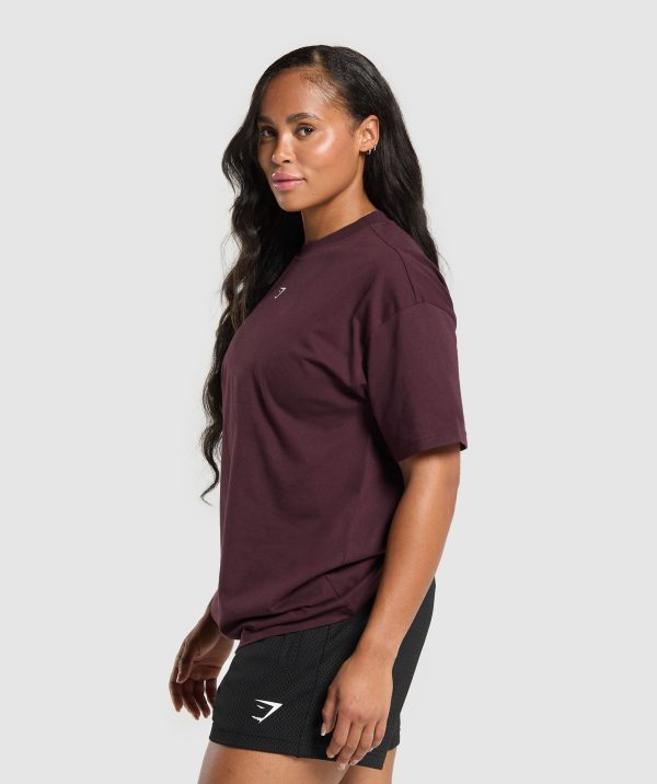 Script Graphic Oversized T-Shirt - Image 3