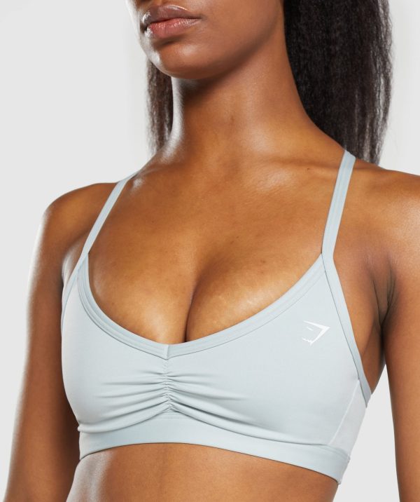 Ruched Strappy Sports Bra - Image 6