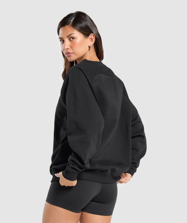 Training Oversized Fleece Sweatshirt - Image 2