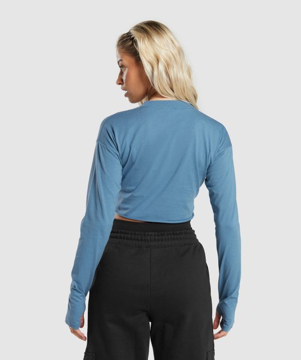 Lifting Long Sleeve Crop Top - Image 2