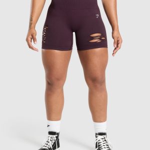 Gains Seamless Distressed Shorts