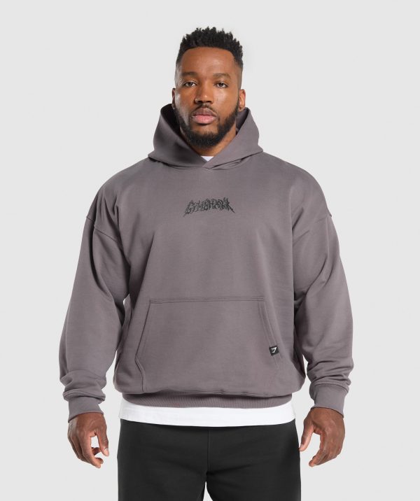 Metal Lifting Graphic Hoodie - Image 2