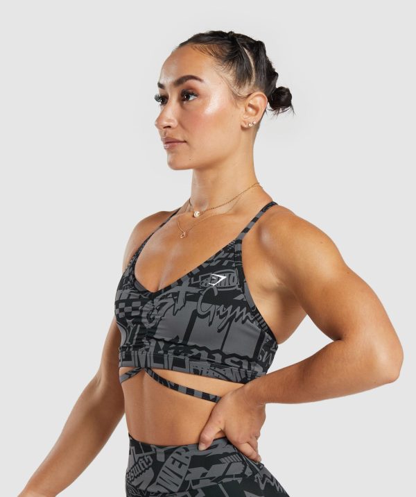 GS Power Strappy Sports Bra - Image 3
