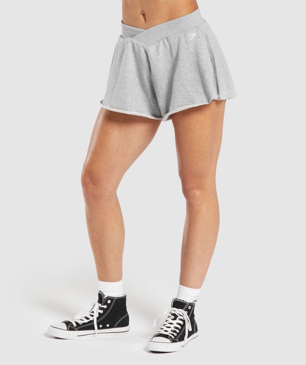 Lifting Crossover Cotton Shorts - Image 3