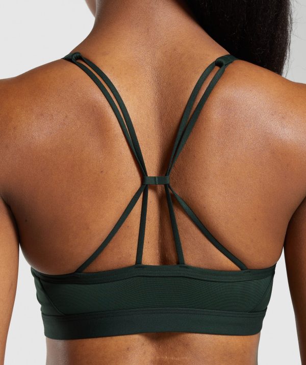 Ruched Strappy Sports Bra - Image 5