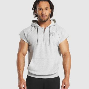 Legacy 1/4 Zip Cap Sleeve Hoodie