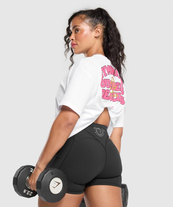 Dumbells & Deadlifts Oversized T-Shirt - Image 7