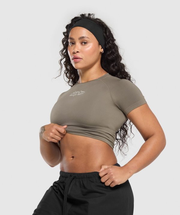Built In The Weight Room Baby Tee - Image 5