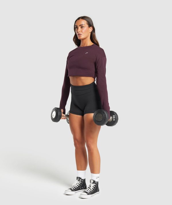 Lifting Long Sleeve Crop Top - Image 4