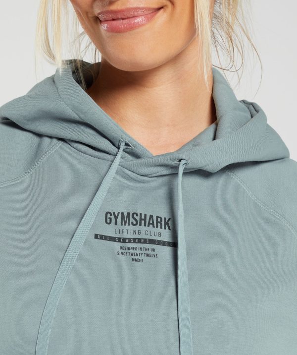 Care Label Graphic Brushed Hoodie - Image 5