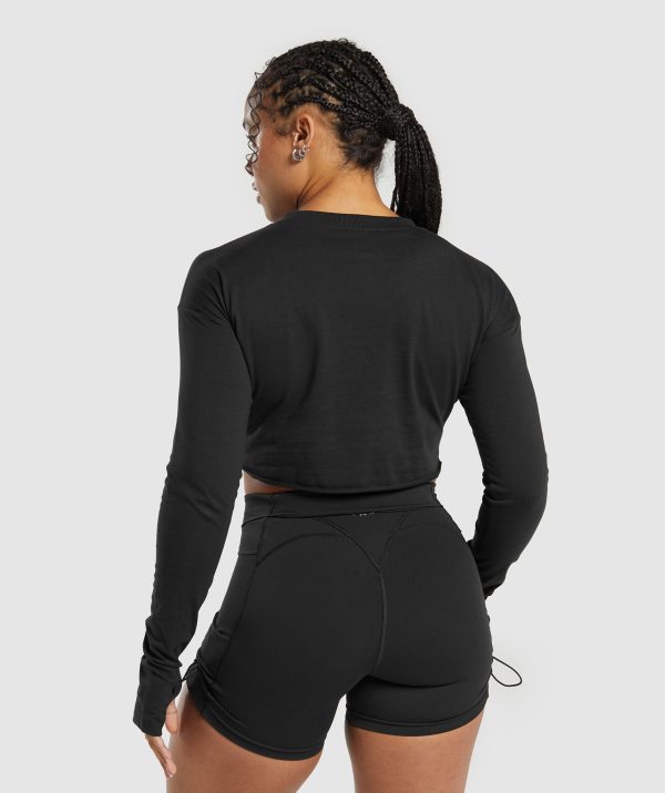 Lifting Long Sleeve Crop Top - Image 2